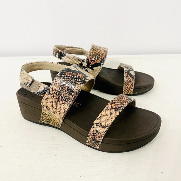 Vionic Pacific Bolinas Snake Print Sandals, Women’s Size 6 - Picture 6 of 12